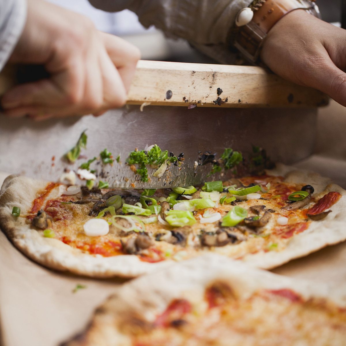 verktøy for å dele pizza