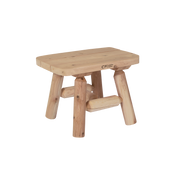 Log Firkantet hagebord