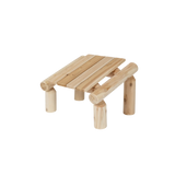 Log Fotskammel