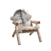 Brunbark Lammeskinn