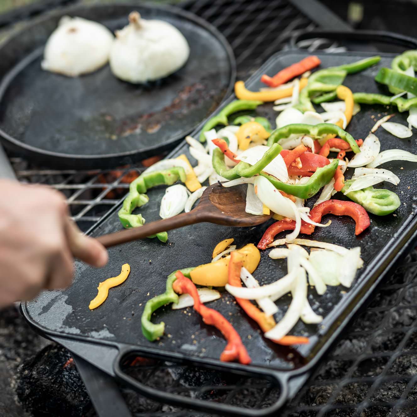 Støpejerns Grillplate