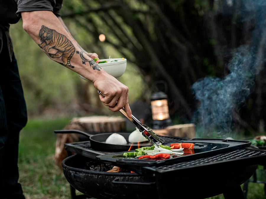 Støpejerns Grillplate