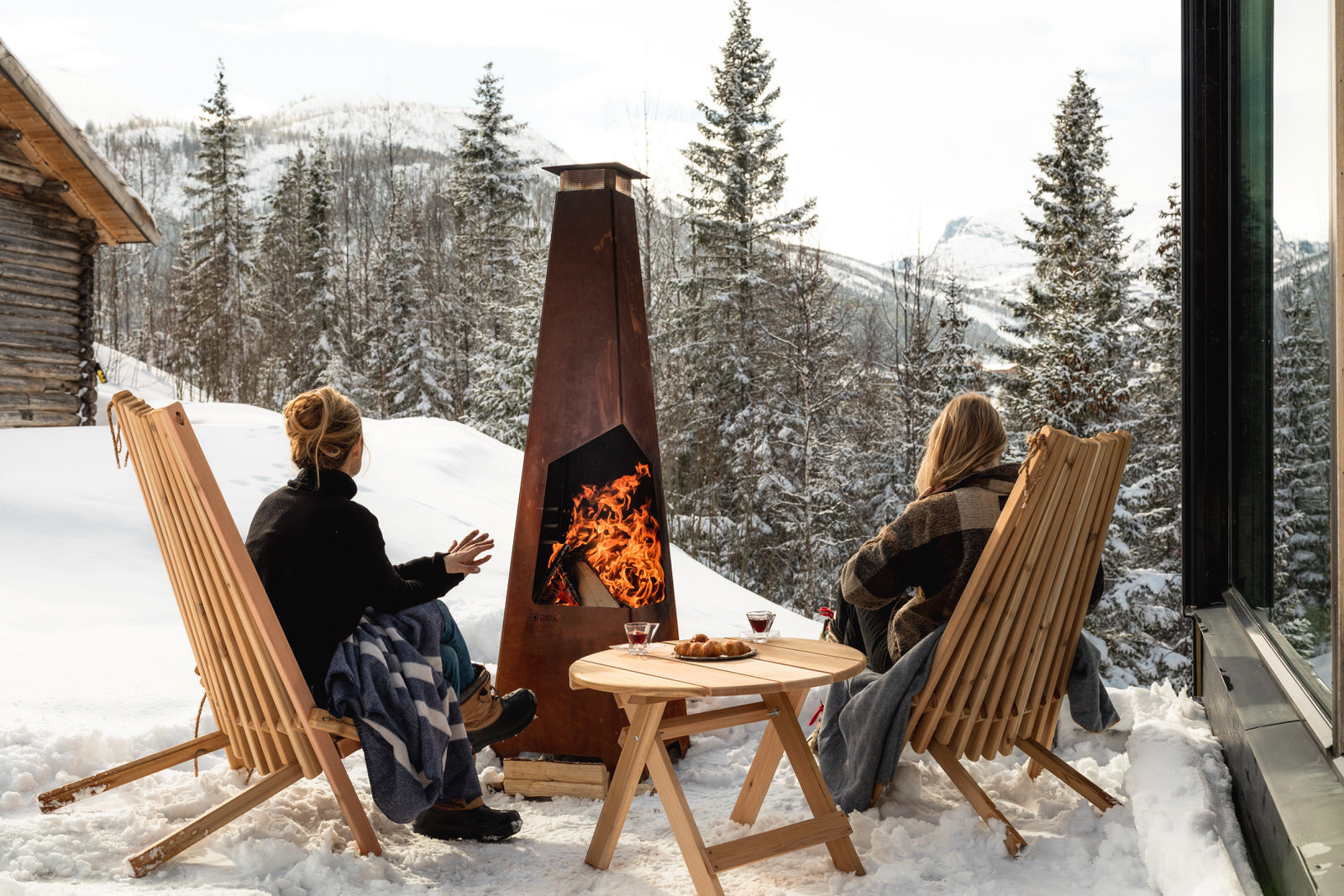 Espegard utepeis corten