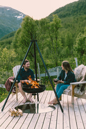 underlagsplate til bålpanne
