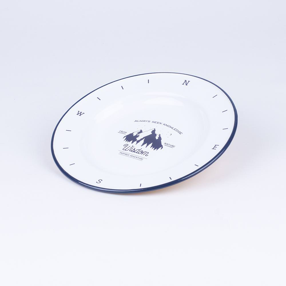 Emaljert Tallerken 24cm, WISDOM